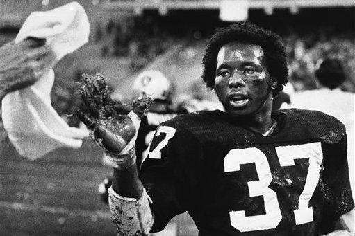 Super 70s Sports on X: The NFL finally banned Stickum in 1981 after Lester  Hayes intercepted a pass with his ass and didn't even know it.   / X