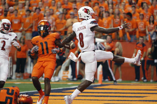 Download Lamar Jackson Louisville Vs. Syracuse Wallpaper