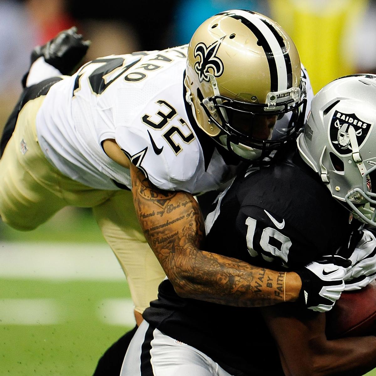 Oakland Raiders vs. New Orleans Saints Live Score, Highlights and