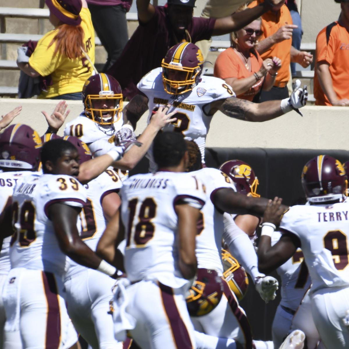 MAC, Big 12 Suspend Officiating, Replay Crews from CMU vs. Oklahoma State Game