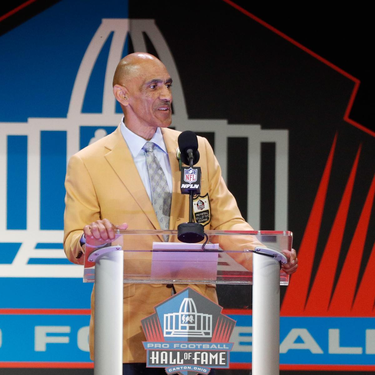 Who is Tony Dungy, the NFL Hall of Fame coach speaking at the