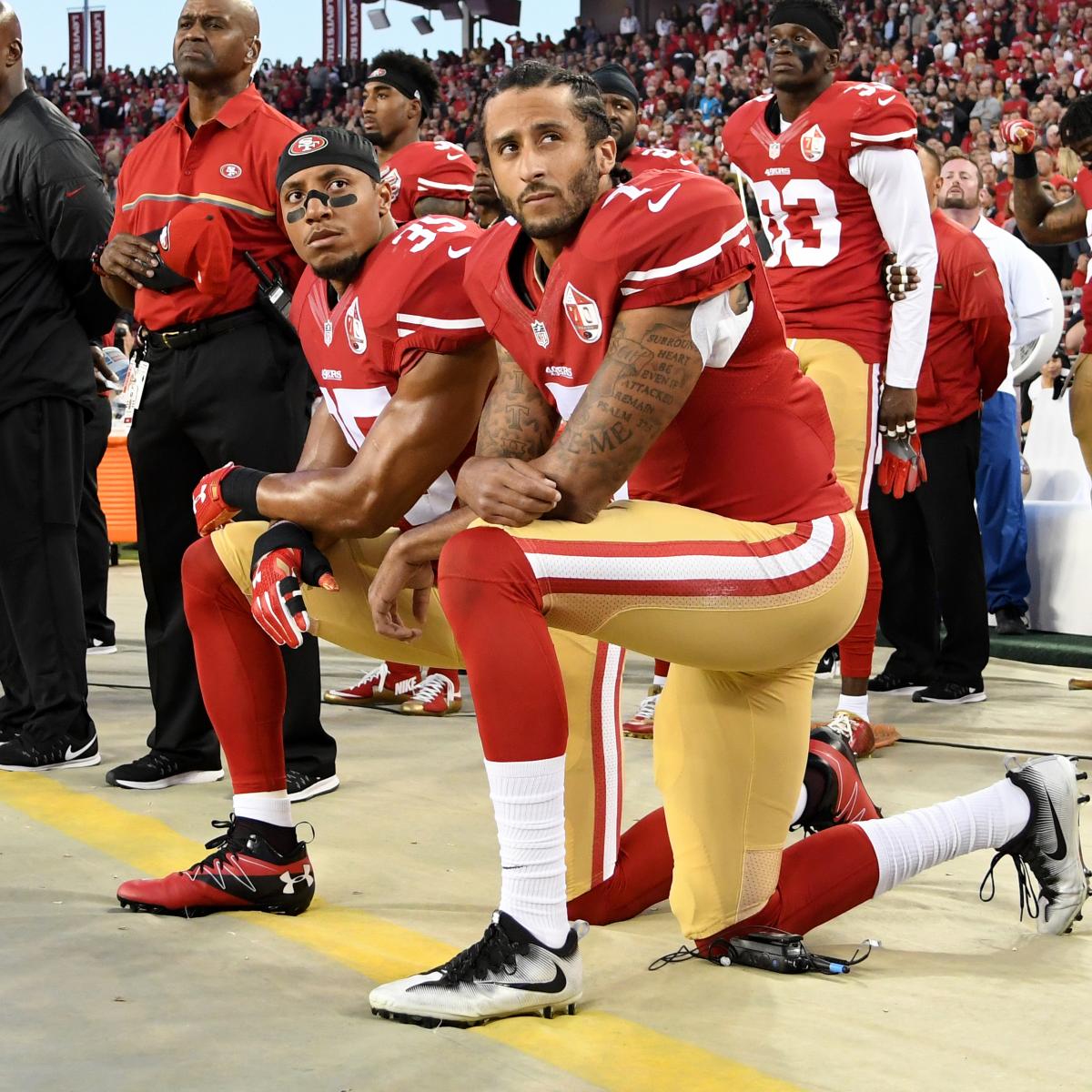 Colin Kaepernick Responds to Trent Dilfer's Comments on Kneeling Durin...