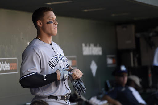 New York Yankees star Aaron Judge placed on injured list with strained  oblique muscle - ABC7 New York