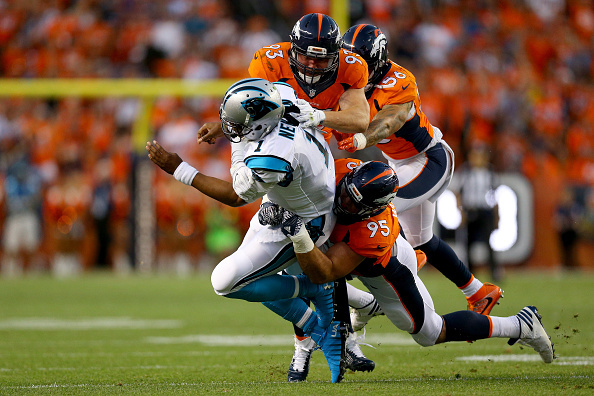 N.F.L. Fines Two Broncos for Head Hits to Panthers' Cam Newton - The New  York Times