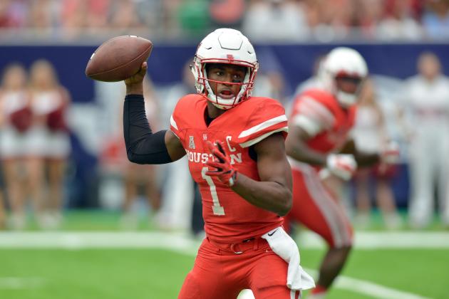 HOUSTON, TX - SEPTEMBER 3: Quarterback Greg Ward Jr.