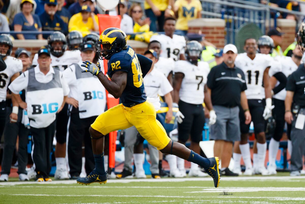 Michigan Wide Receiver Amara Darboh Runs 47 Yards for Touchdown News, Scores, Highlights