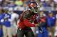 TAMPA, FL - NOVEMBER 8: Linebacker Kwon Alexander #58 of the Tampa Bay Buccaneers during the game against the New York Giants at Raymond James Stadium on November 8, 2015 in Tampa, Florida. The Giants defeated the Buccaneers 32 to 18. (Photo by Don Juan Moore/Getty Images)