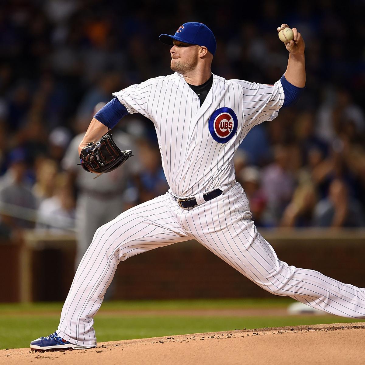 Jon Lester Chicago Cubs Home Jersey by NIKE