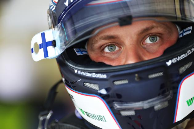 BUDAPEST, HUNGARY - JULY 23: Valtteri Bottas of Finland and Williams in the garage during qualifying for the Formula One Grand Prix of Hungary at Hungaroring on July 23, 2016 in Budapest, Hungary. (Photo by Mark Thompson/Getty Images)