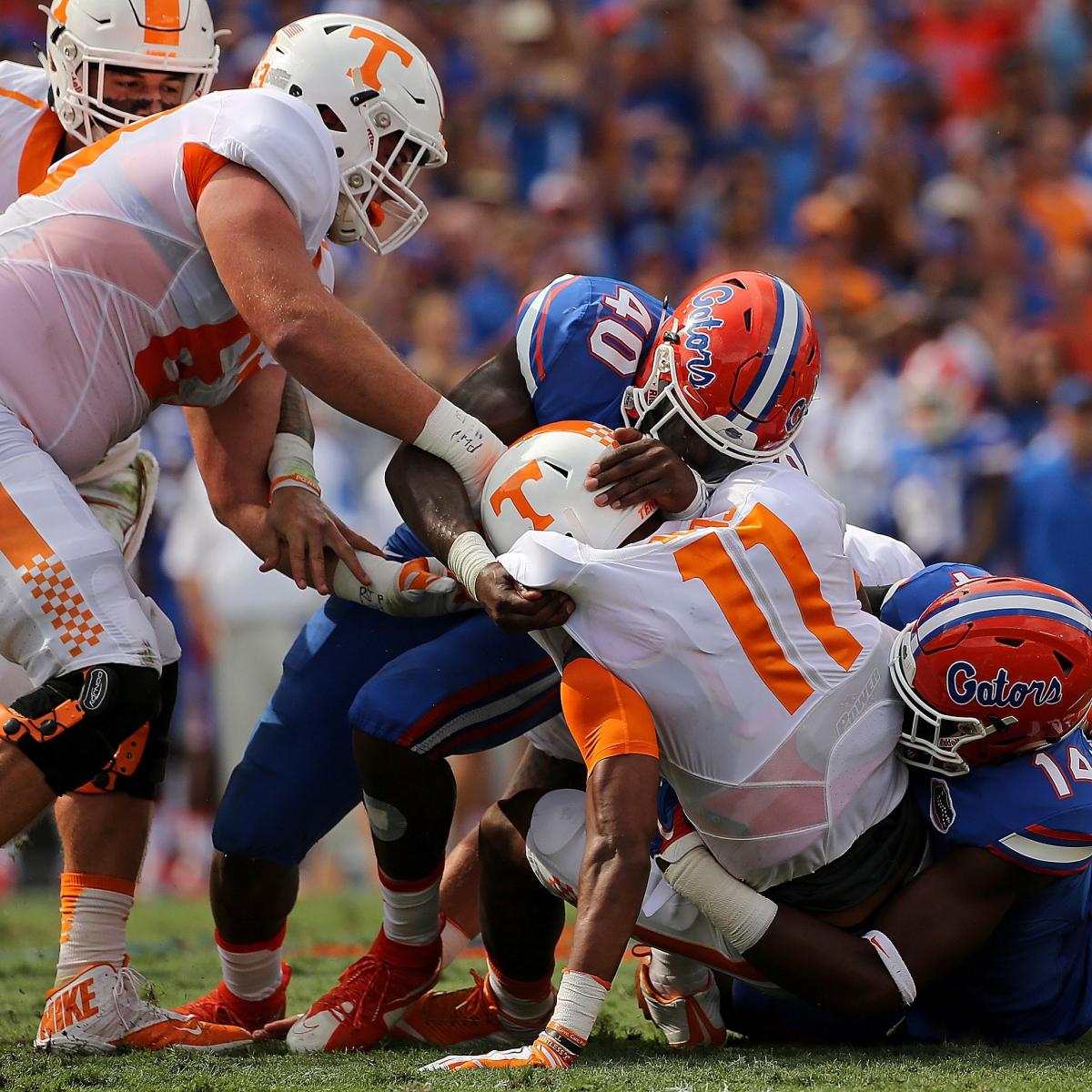 Florida vs. Tennessee Live Score, Highlights for Gators vs. Volunteers