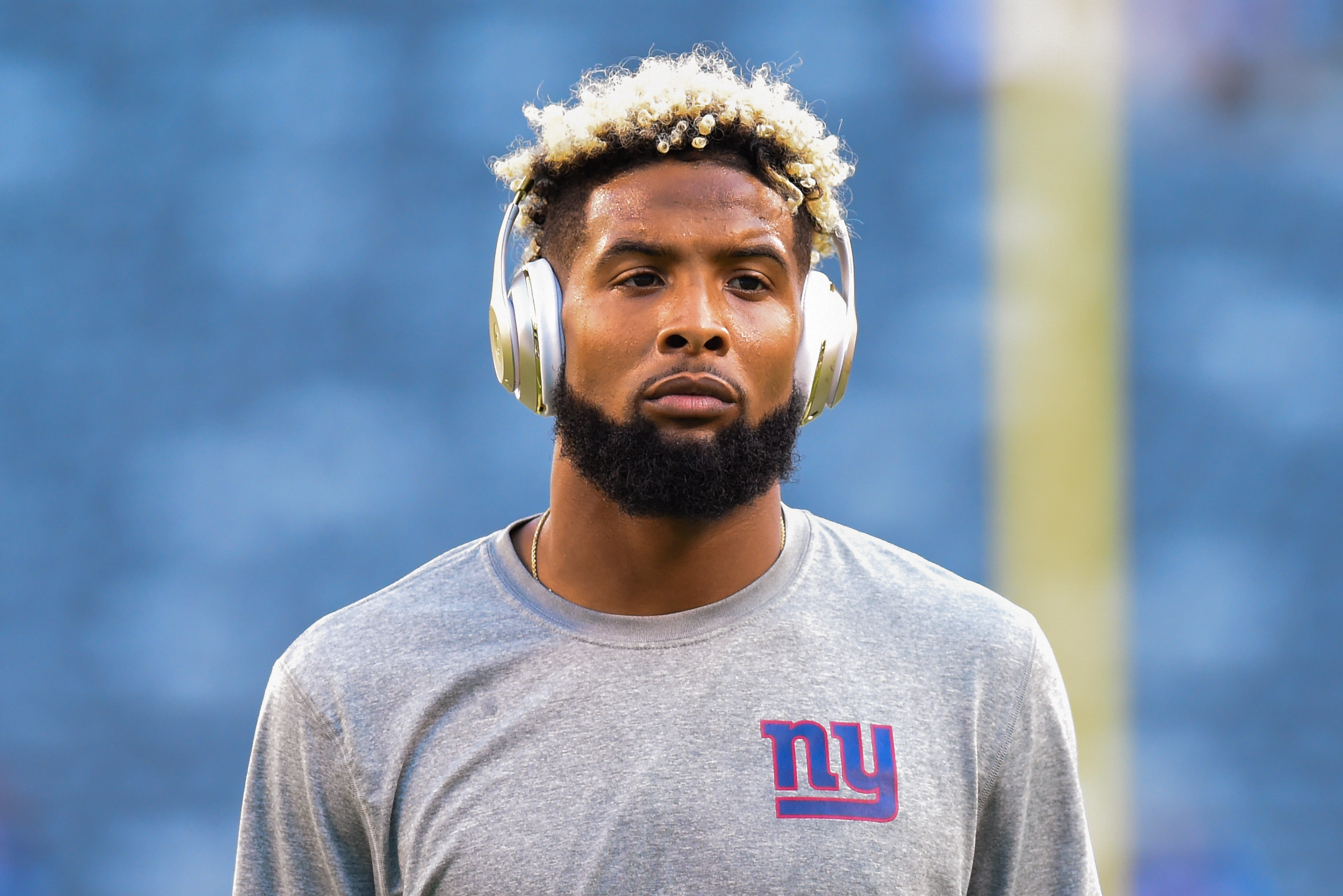 NFL on ESPN on X: .@OBJ_3 rocking the Giants color rush jersey tonight   / X