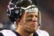 FOXBORO, MA - SEPTEMBER 22: J.J. Watt #99 of the Houston Texans looks on during the first half against the New England Patriots at Gillette Stadium on September 22, 2016 in Foxboro, Massachusetts. (Photo by Adam Glanzman/Getty Images)