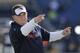 New England Patriots offensive coordinator Josh McDaniels before an NFL football game between the New England Patriots and the Washington Redskins, Sunday, Nov. 8, 2015, in Foxborough, Mass. (AP Photo/Charles Krupa)