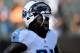 OAKLAND, CA - AUGUST 27: Strong safety Da'Norris Searcy #21 of the Tennessee Titans looks on during pregame warm ups prior to playing the Oakland Raiders in a preseason game at the Oakland Coliseum on August 27, 2016 in Oakland, California. (Photo by Thearon W. Henderson/Getty Images)