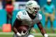 MIAMI GARDENS, FL - SEPTEMBER 25: Kenyan Drake #32 of the Miami Dolphins runs against the Cleveland Browns in the first quarter on September 25, 2016 in Miami Gardens, Florida. (Photo by Marc Serota/Getty Images)