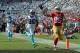 CHARLOTTE, NC - SEPTEMBER 18: Vance McDonald #89 of the San Francisco 49ers scores a touchdown against the Carolina Panthers in the 4th quarter during the game at Bank of America Stadium on September 18, 2016 in Charlotte, North Carolina. (Photo by Grant Halverson/Getty Images)