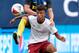 CHARLOTTE, NC - JULY 30: Danilo D'Ambrosio #33 of FC Internazionale challenges Timothy Tillman #16 of FC Bayern Munich for the ball during an International Champions Cup match at Bank of America Stadium on July 30, 2016 in Charlotte, North Carolina. FC Bayern Munich defeated FC Internazionale, 4-1. (Photo by Grant Halverson/Getty Images)