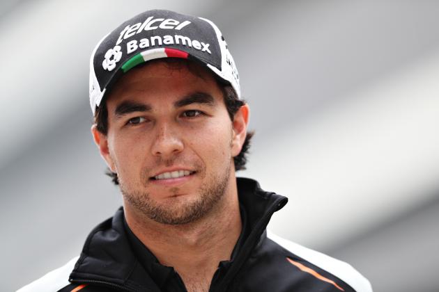 SOCHI, RUSSIA - APRIL 29: Sergio Perez of Mexico and Force India in the Paddock during practice for the Formula One Grand Prix of Russia at Sochi Autodrom on April 29, 2016 in Sochi, Russia.  (Photo by Mark Thompson/Getty Images)