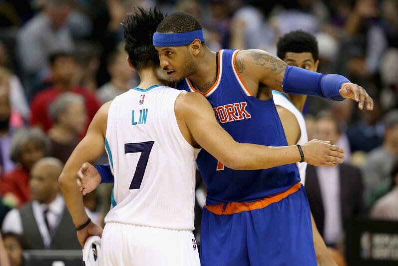 Carmelo Anthony Comments On Jeremy Lin Joining Nets Bleacher