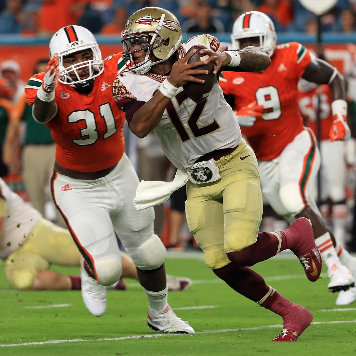 FSU vs. Miami Score and Twitter Reaction Bleacher Report Latest