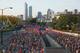 CHICAGO, IL - OCTOBER 09: Thousands of runners take off from Monroe street and head up Columbus Drive for the start of the Bank of America Chicago Marathon on October 9, 2016 in Chicago, Illinois. (Photo by Tasos Katopodis/Getty Images)
