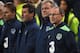 DUBLIN, IRELAND - OCTOBER 06: Martin O'Neill, Manager of Republic of Ireland (R) looks on prior to the FIFA 2018 World Cup Group D Qualifier between Republic of Ireland and Georgia at Aviva Stadium on October 6, 2016 in Dublin, Ireland. (Photo by Mike Hewitt/Getty Images)