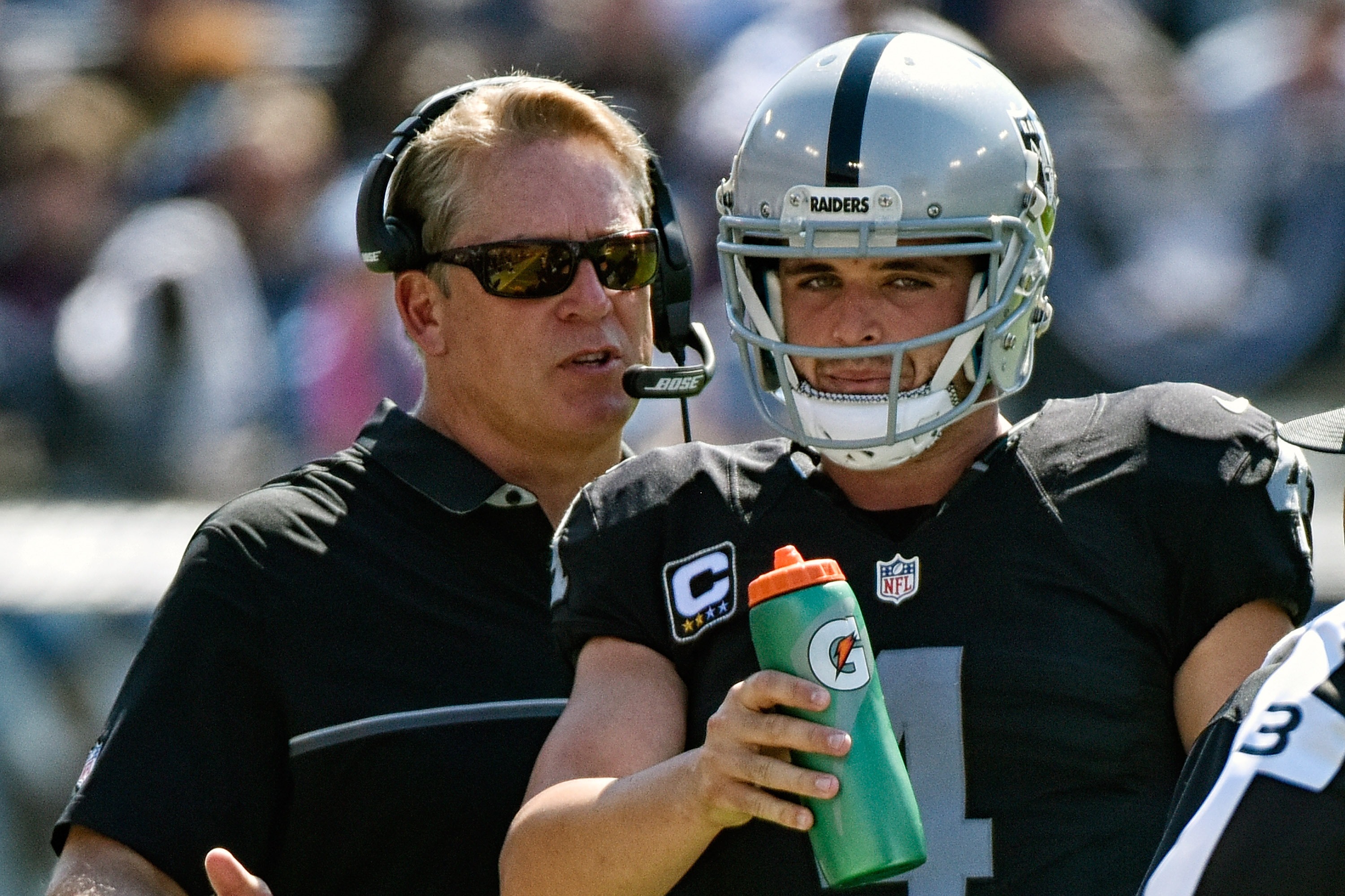 Jack Del Rio: Raiders' Derek Carr can learn from 4th-quarter