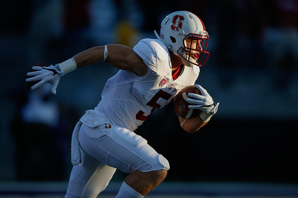 SEATTLE, WA - SEPTEMBER 30:  Kick returner Christian McCaffrey
