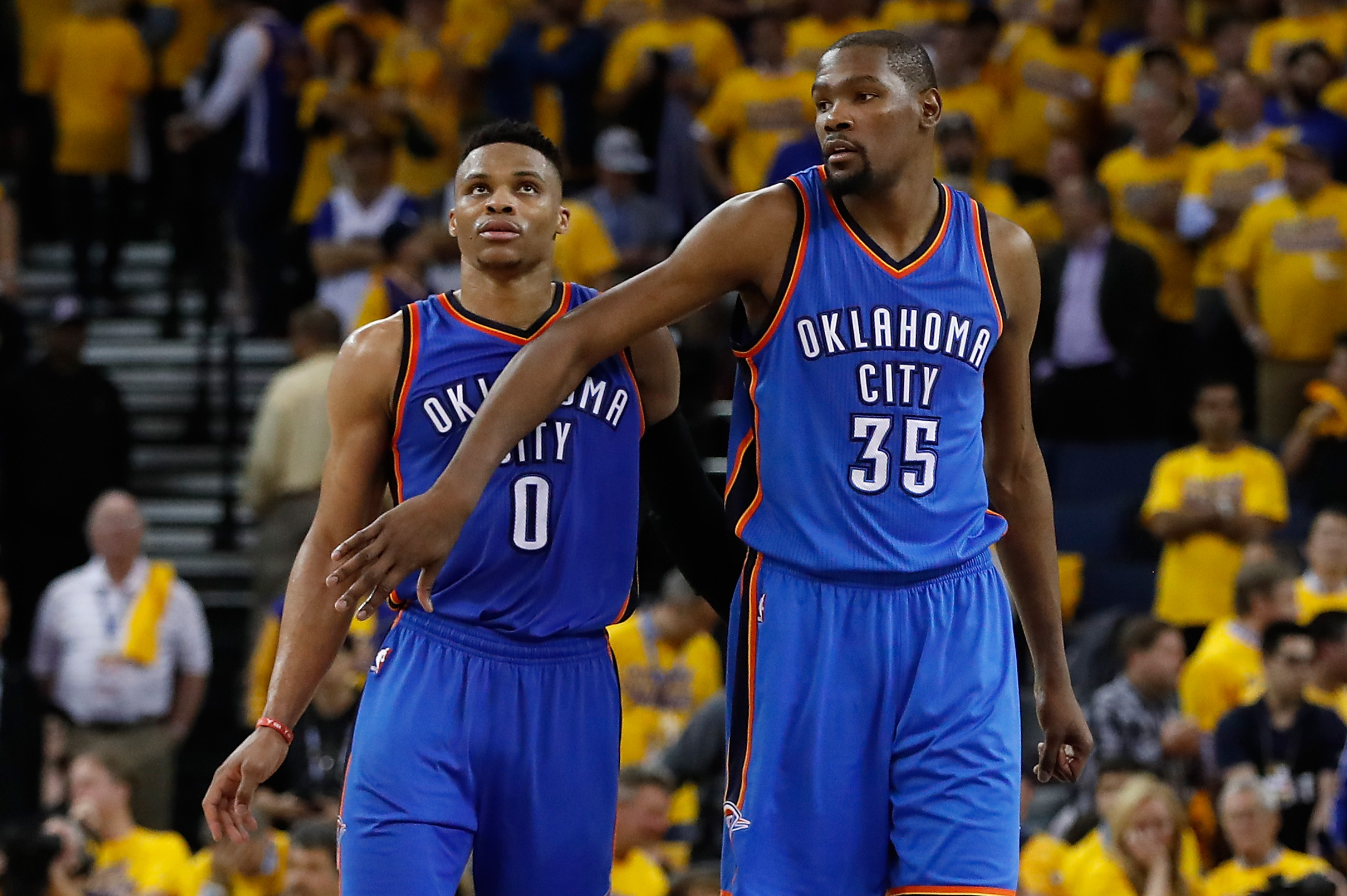 When Russell Westbrook defended Kevin Durant over 'Mr. Unreliable' headline: That's bogus, man, Basketball Network