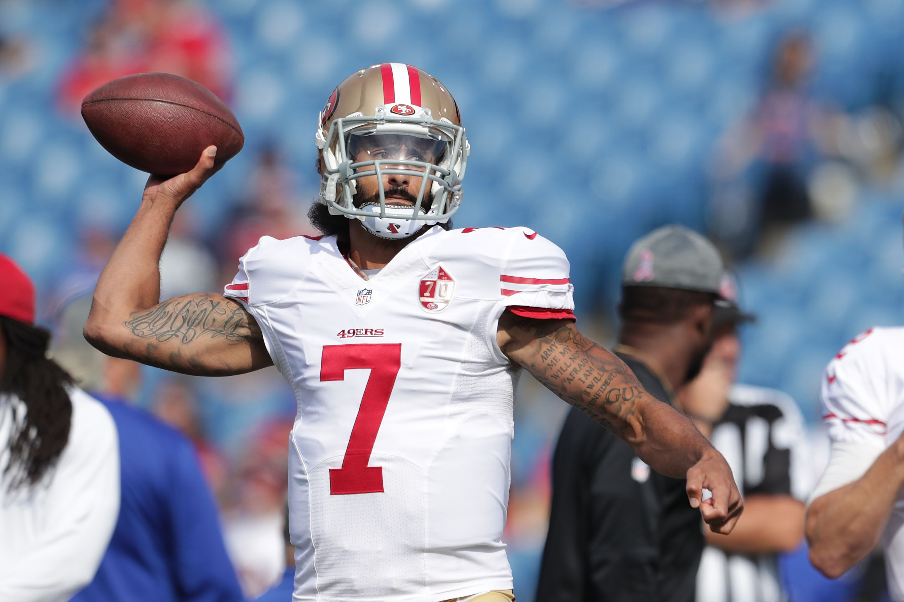 Buffalo fans target Colin Kaepernick for national anthem protest – The  Denver Post