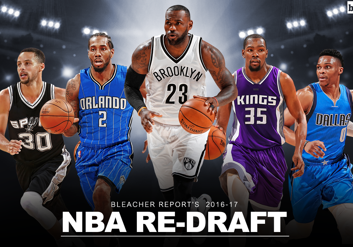 Bleacher Report's Ultimate 201617 NBA ReDraft Full 13Round Results