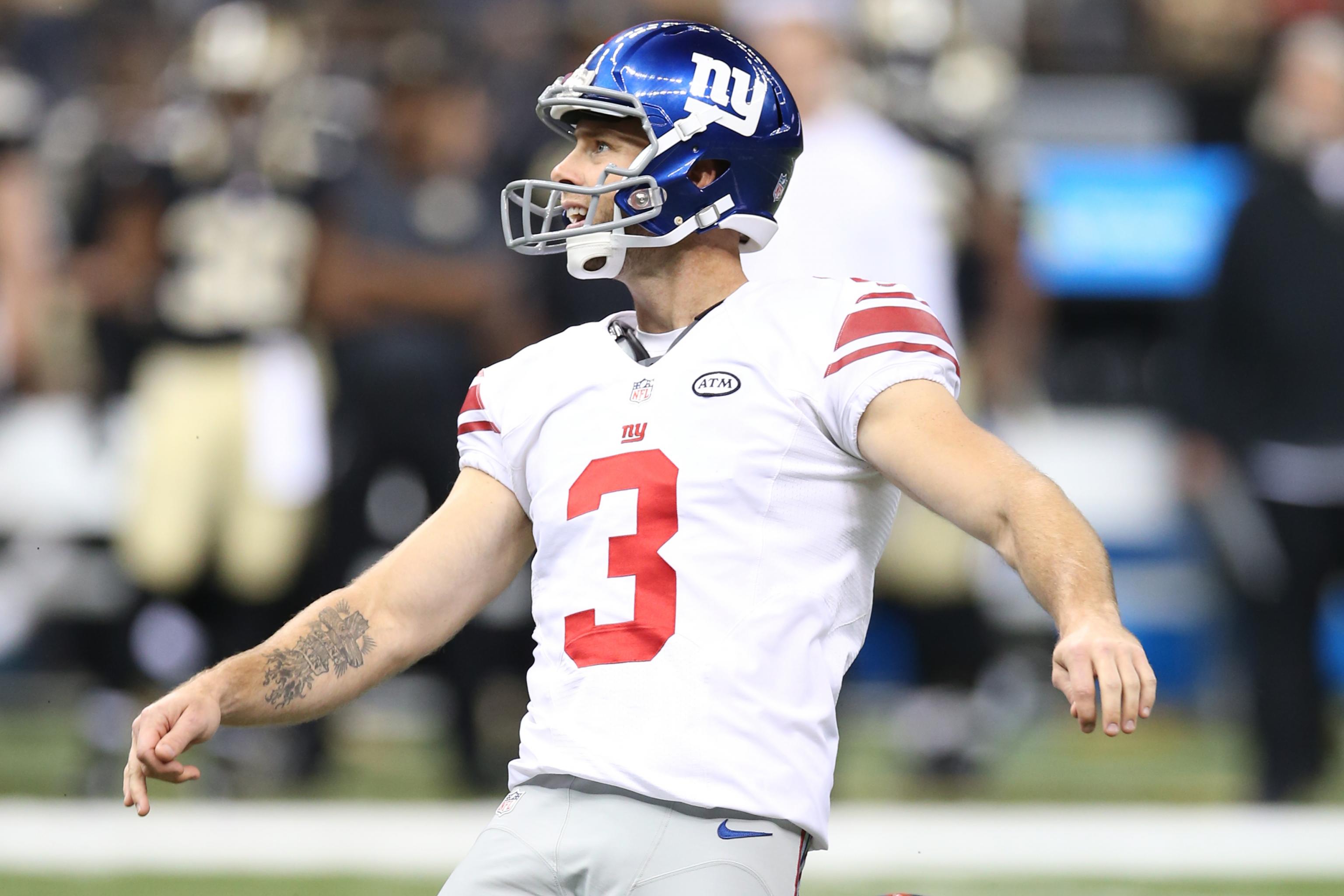 JOSH BROWN, Giants kicker misses a 48 yard field goal - 12.6.15 - Gold  Medal Impressions