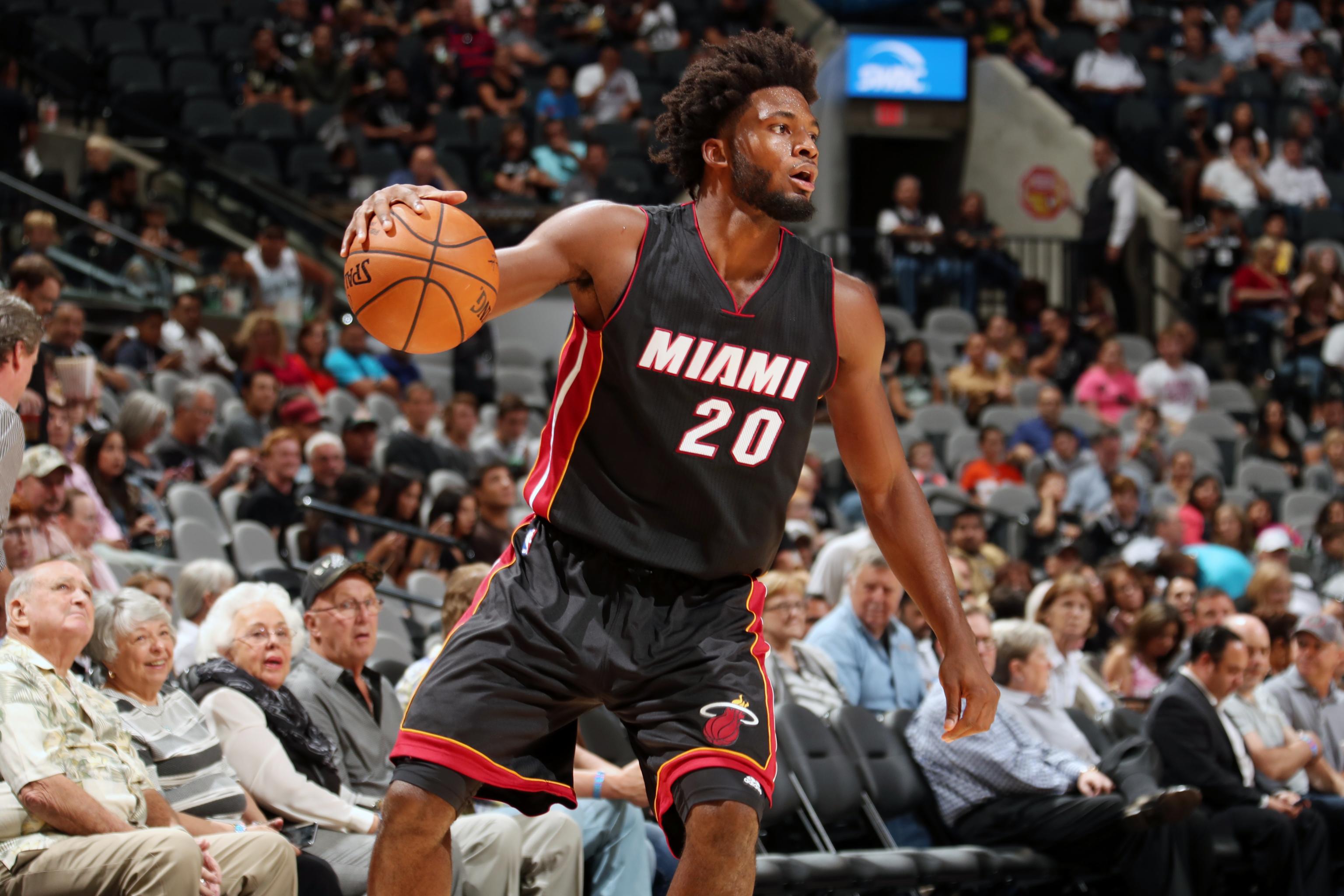 Rookie Justise Winslow getting early education with Heat