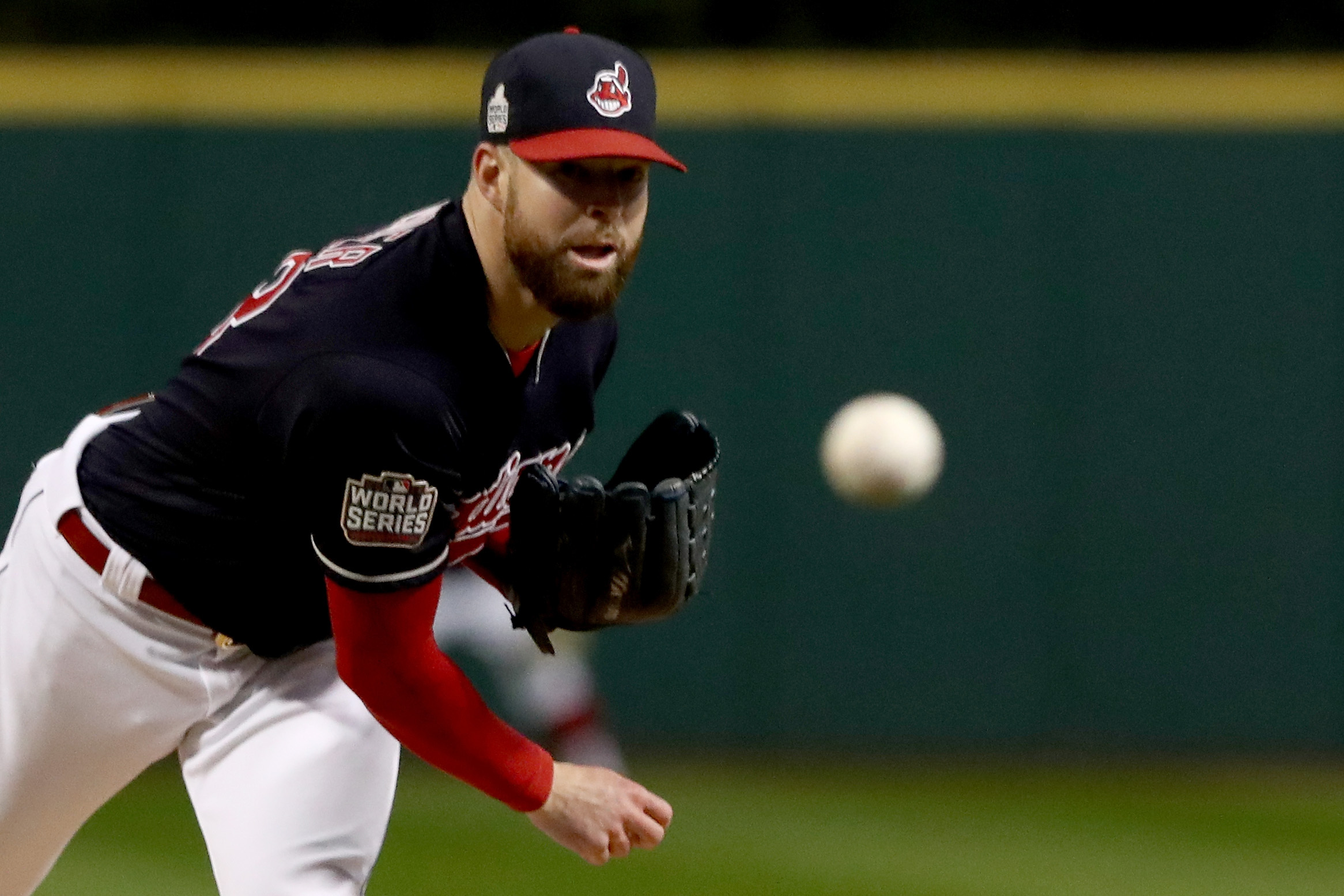 Indians win World Series Game 1 against Cubs as Kluber sets strikeout  record, World Series