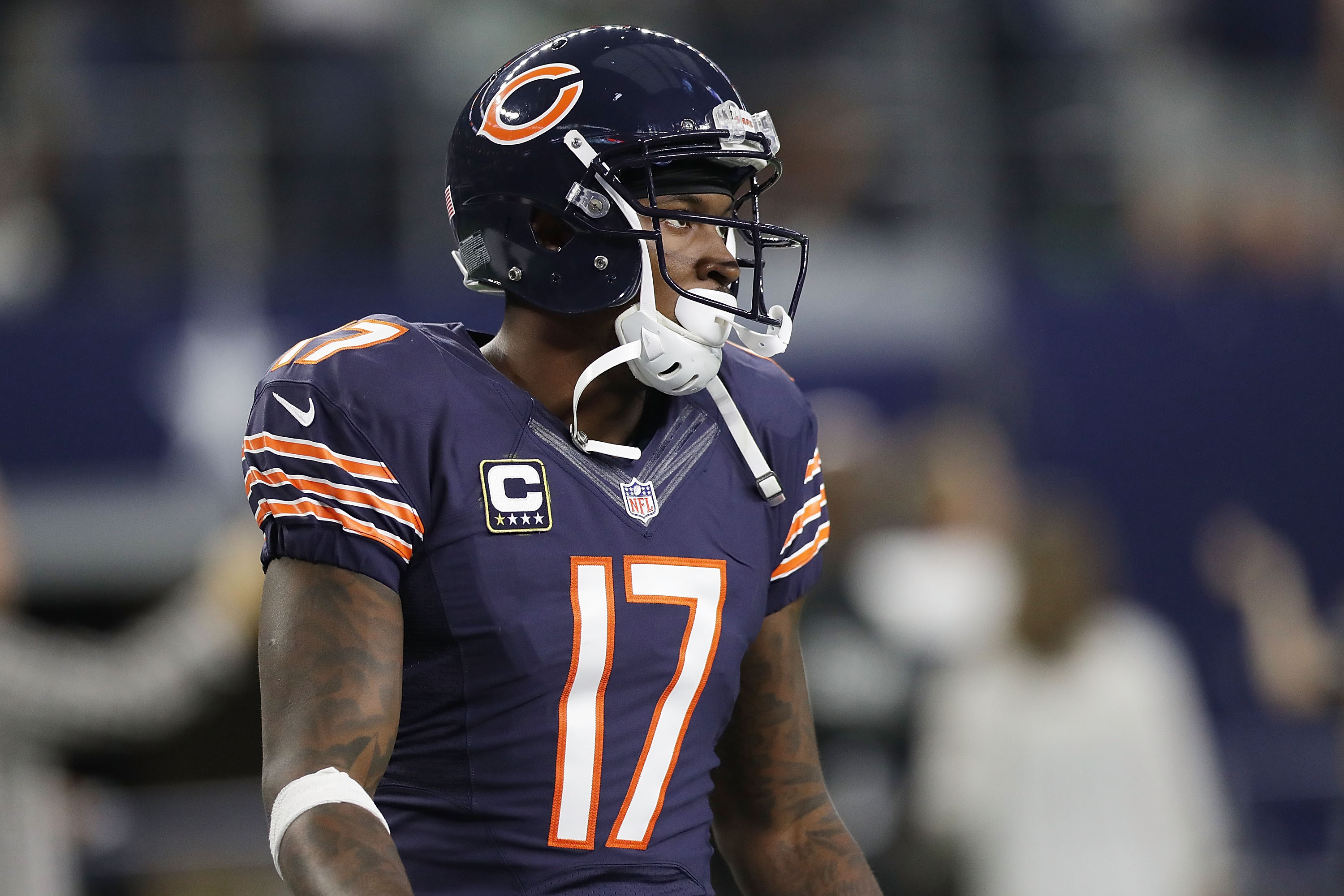 Alshon Jeffery begins his rookie season as #17 WR for the Chicago Bears