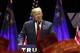 Republican presidential candidate Donald Trump speaks during a campaign rally at the Venetian Hotel on October 30, 2016 in Las Vegas, Nevada. / AFP / John GURZINSKI (Photo credit should read JOHN GURZINSKI/AFP/Getty Images)