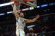 October 31, 2016; Los Angeles, CA, USA; Los Angeles Clippers forward Blake Griffin (32) dunks to score a basket ahead of Phoenix Suns center Tyson Chandler (4) during the first half at Staples Center. Mandatory Credit: Gary A. Vasquez-USA TODAY Sports