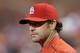 SAN FRANCISCO, CA - SEPTEMBER 16: Manager Mike Matheny #22 of the St. Louis Cardinals looks on while the umpires review a call against the San Francisco Giants in the top of the third inning at AT&T Park on September 16, 2016 in San Francisco, California. (Photo by Thearon W. Henderson/Getty Images)
