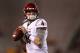 TEMPE, AZ - OCTOBER 22: Quarterback Luke Falk #4 of the Washington State Cougars warms up before the college football game against the Arizona State Sun Devils at Sun Devil Stadium on October 22, 2016 in Tempe, Arizona. (Photo by Christian Petersen/Getty Images)