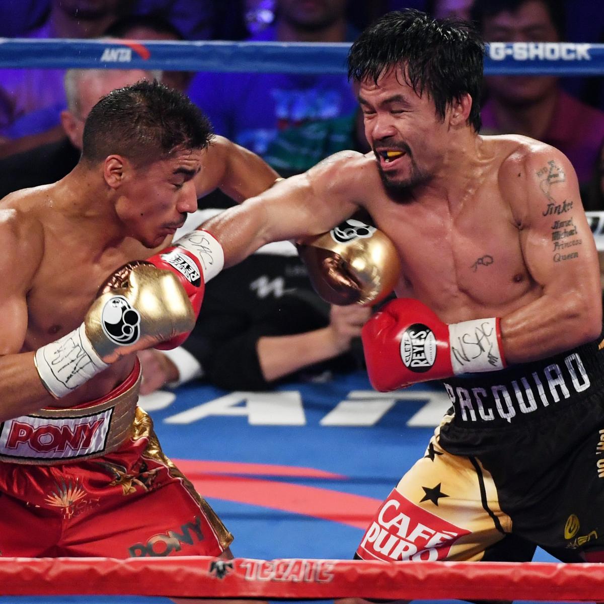 Pacquiao vs. Vargas Purse: Prize-Money Payouts After Main Event Fight | Bleacher ...