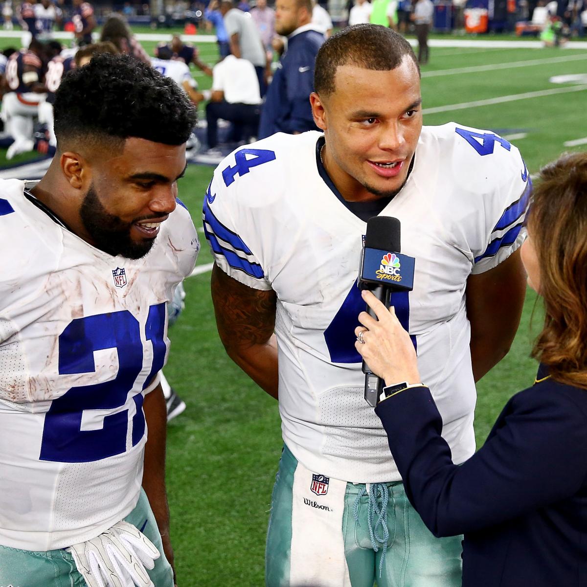 Prescott, Elliott former teammates with Cowboys