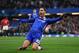 LONDON, ENGLAND - OCTOBER 23: Eden Hazard of Chelsea celebrates scoring his sides third goal during the Premier League match between Chelsea and Manchester United at Stamford Bridge on October 23, 2016 in London, England. (Photo by Mike Hewitt/Getty Images)