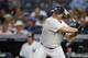 NEW YORK, NY - AUGUST 16: Brian McCann #34 of the New York Yankees in action against the Toronto Blue Jays during a game at Yankee Stadium on August 16, 2016 in the Bronx borough of New York City. (Photo by Rich Schultz/Getty Images)