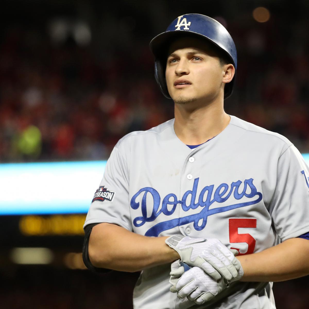 Kiké Hernandez and Corey Seager - Dodgers Braves Game - 6