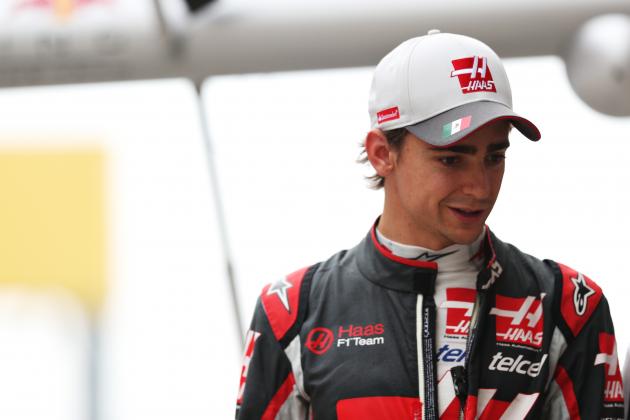 SHANGHAI, CHINA - APRIL 16: Esteban Gutierrez of Mexico and Haas F1 in the Pitlane during qualifying for the Formula One Grand Prix of China at Shanghai International Circuit on April 16, 2016 in Shanghai, China. (Photo by Mark Thompson/Getty Images)