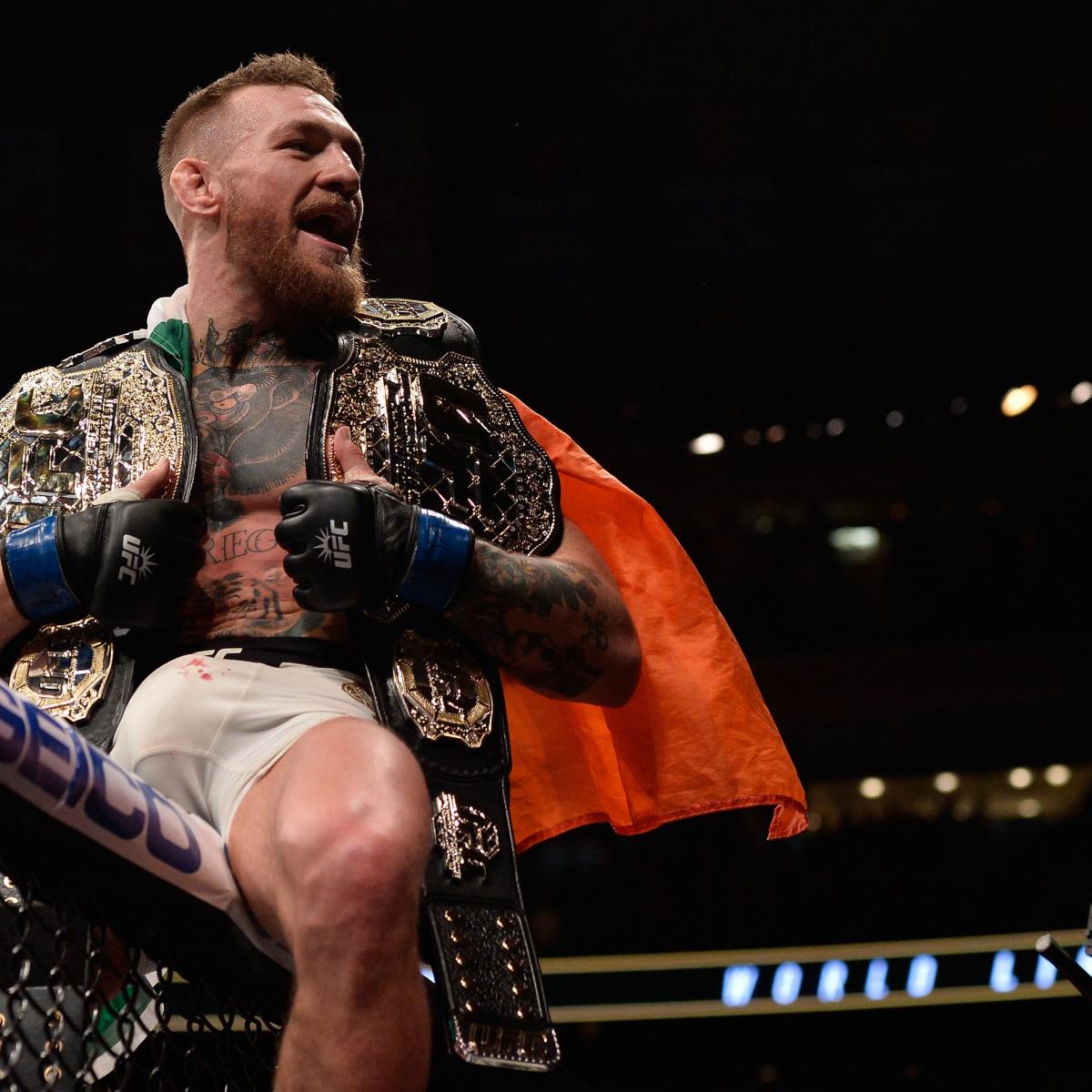 Minute by Minute: How Conor McGregor Beat Eddie Alvarez to Make UFC History | Bleacher ...