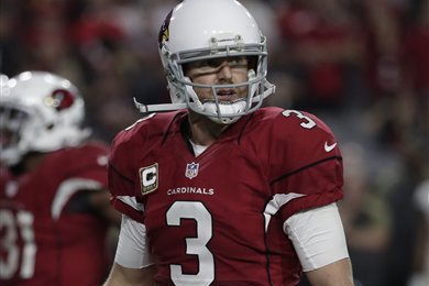 Arizona Cardinals quarterback Carson Palmer (3) during an NFL football game against the San Francisco 49ers, Sunday, Nov. 13, 2016, in Glendale, Ariz.  (AP Photo/Rick Scuteri)