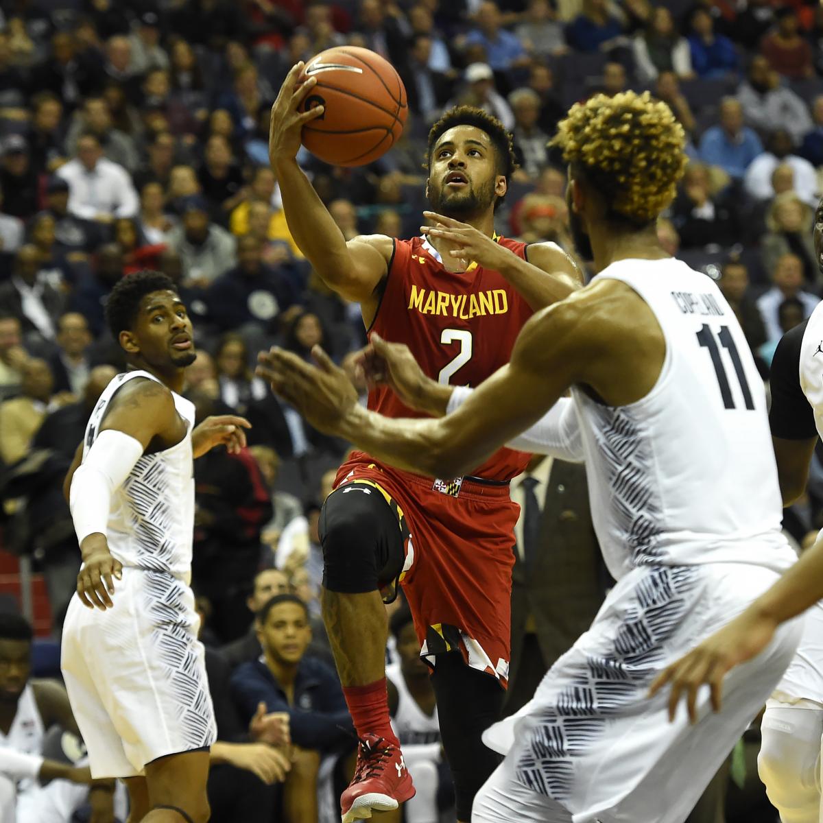 Maryland Vs Georgetown Score And Reaction From Gavitt Tip Off