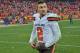 KANSAS CITY, MO - DECEMBER 27: Quarterback Johnny Manziel #2 of the Cleveland Browns walks off the field, after losing to the Kansas City Chiefs on December 27, 2015 at Arrowhead Stadium in Kansas City, Missouri. (Photo by Peter G. Aiken/Getty Images)
