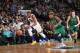 BOSTON, MA - NOVEMBER 18: Kevin Durant #35 of the Golden State Warriors goes after a loose ball against Marcus Smart #36 of the Boston Celtics during a game on November 18, 2016 at TD Garden in Boston, Massachusetts. NOTE TO USER: User expressly acknowledges and agrees that, by downloading and or using this photograph, user is consenting to the terms and conditions of the Getty Images License Agreement. Mandatory Copyright Notice: Copyright 2016 NBAE (Photo by Brian Babineau/NBAE via Getty Images)